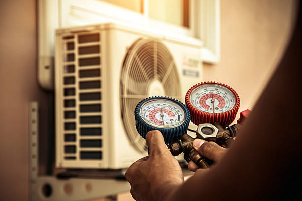 Professional Ac Installation technician working in Sharon Hill, PA